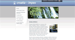 Desktop Screenshot of croatia-impex.hr